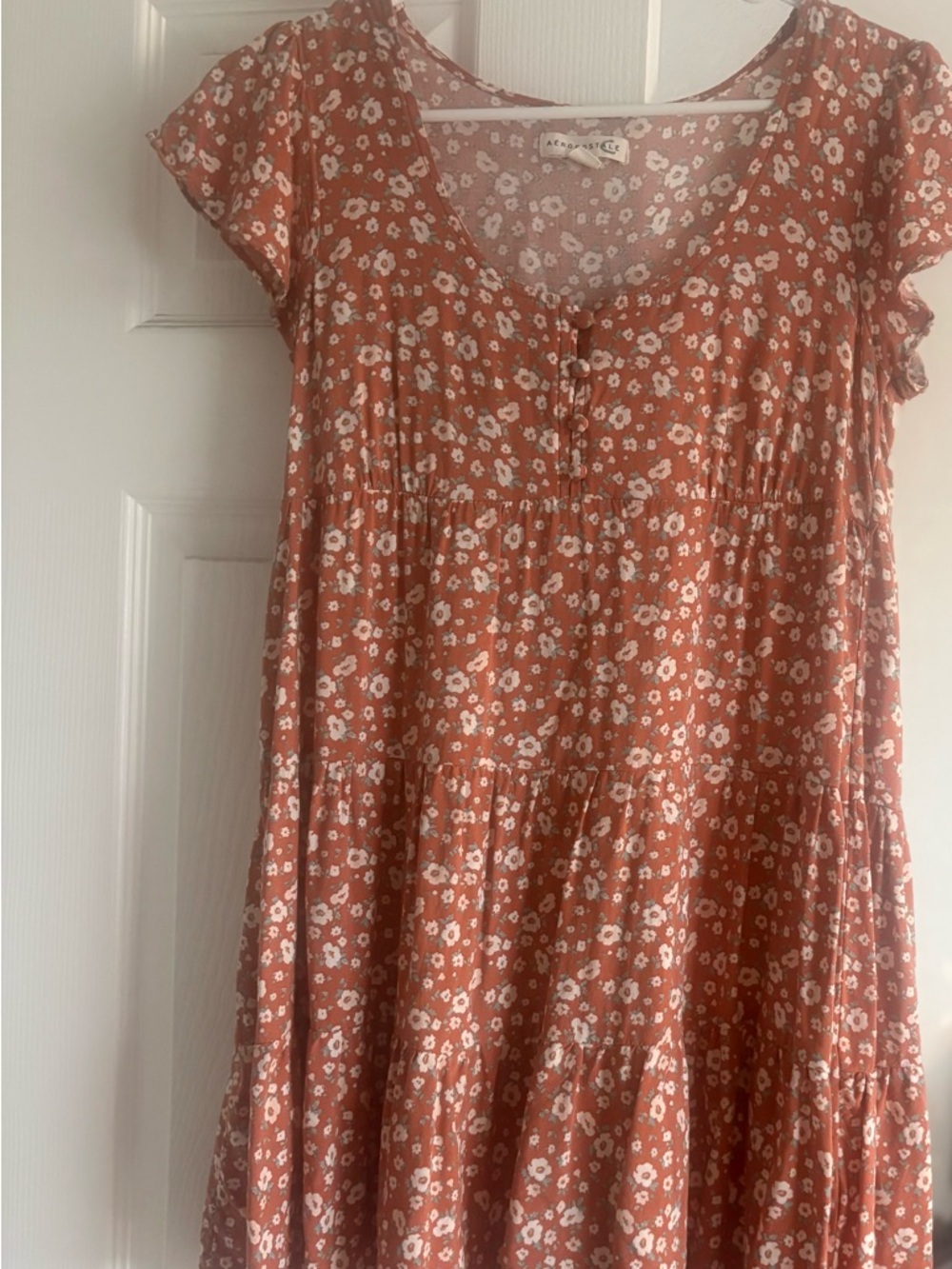 Aeropostale Dusty Rose Floral Sundress
